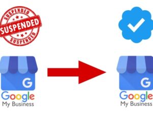 Google My Business suspended listing being restored to active status, showing steps to resolve suspension for Australian businesses.